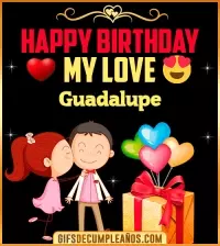 GIF Happy Birthday Love Kiss gif Guadalupe